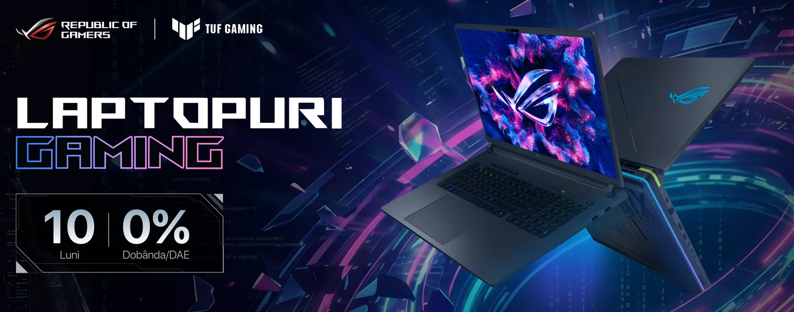 Laptopuri gaming — ROG / TUF — Desktop