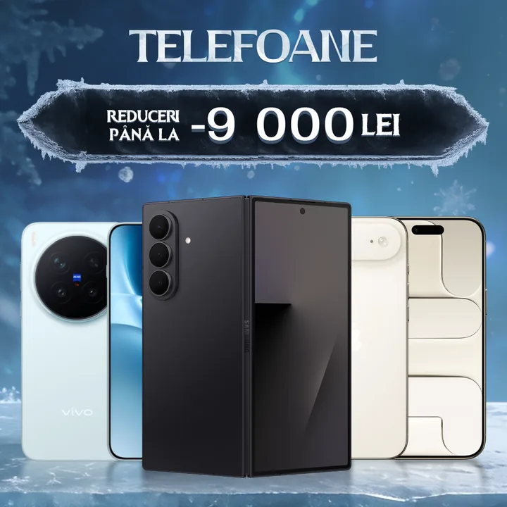 Winter Sale — carusel, șase slide-uri — Telefoane −9 000 lei