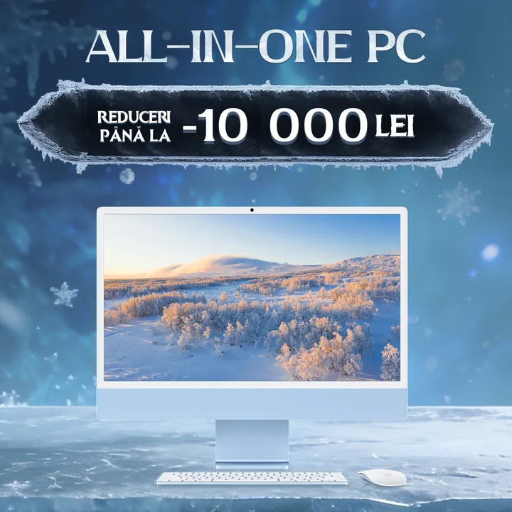 Winter Sale — carusel, șase slide-uri — All-in-One −10 000 lei